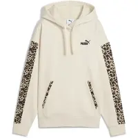 Puma Essentials Animal Print Comfort Hoodie Women, Clothing, Alpine Snow, M
