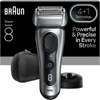Braun Series 8 8617s barbermaskin Wet&Dry SensoAdapt, svart/sølv