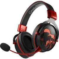 Lexip X Game of Thrones - Dragon - Hodesett - full størrelse - Bluetooth / 2,4 GHz radiofrekvens - trådløs, kablet - 3,5 mm jakk - svart, rød, gull