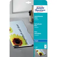 Avery - Hvit - A4 (210 x 297 mm) 10 stk transparent folie