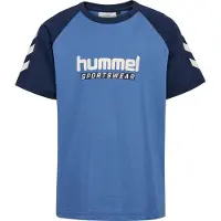 Hummel T-skjorte - hmlJr Logo - Nederlandsk Blue - - 13-14 år (158-164) - T-skjorte