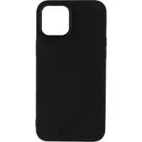 Essentials - Bagsidecover til mobiltelefon - termoplastisk polyuretan (TPU) - sort - for Apple iPhone 12 Pro Max