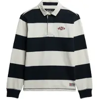 Superdry Vintage Athletic Stripe Rugby Langarmet T-skjorte