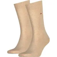 Tommy Hilfiger Klassisk 2-pakning sokker i beige Beige Størrelse