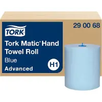 Tork Håndklæderuller Matic Advanced H1 blå 2-lag 150m - (6 ruller pr. karton)