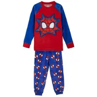 Spidey and his Amazing Friends Fleece Applications Spidey Pyjamas Med Lange Ermer