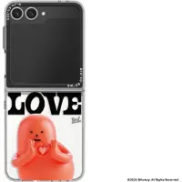 Samsung Galaxy Z Flip6 og Flip7 FE Sticky Monster Lab Love Slim Impression Case Red