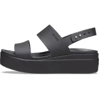 Crocs Brooklyn Low Wedge sandaler til dame, svart 206453 060 (41-42)