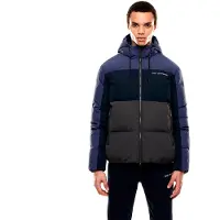 EA7 for man. 7M000946_AF13190 Train Athletic Colour Block Colour Block M Puffy navy jacket (3XL), Casual, Polyamide