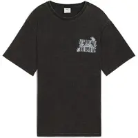 Puma Graphic Paradise Mindset Washed Relaxed Tee Women, Clothing, Black, L