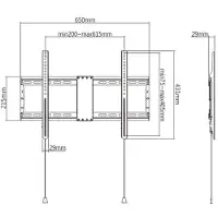 Gembird Veggfeste for TV 37-80 70kg