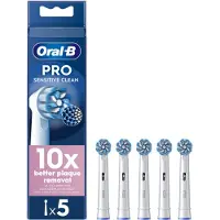 Oral-B Børstehoder Sensitive Clean & Care - 5 pcs
