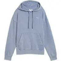 Puma Essentials Elevated Relaxed Wash Hoodie Women, Clothing, Cool Blue, XXL