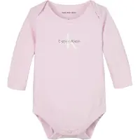 Calvin Klein Body I/e - Monogram - Pink Ice - - 1½ år (86) - Langermet Body