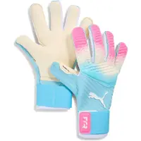 Puma FUTURE Pro RE-CHARGE Goalkeeper Gloves Youth, Accessories, Sunset Pink/Hero Blue/White, 9.5