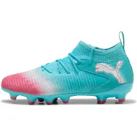 Puma FUTURE 8 MATCH RE-CHARGE FG/AG Football Boots Youth, Shoes, Hero Blue/White/Sunset Pink, 37.5