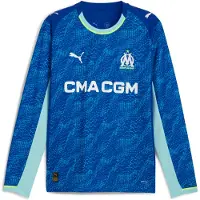 Puma Olympique de Marseille 25/26 Third Long Sleeve Jersey Men, Sport, Vivid Blue/Azure, 3XL
