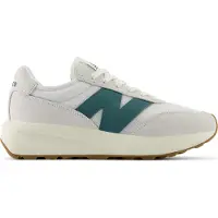 New Balance unisex. U370V1 Leather Sneakers 370 white (38), 1 to 3 cm, Laces, Casual