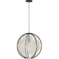 Eglo WAVERTON pendellampe Ø480 E27 sort/tre/hvit
