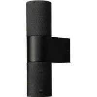 Konstsmide Temi Vegglampe opp/ned LED GU10 Svart med Klart glass