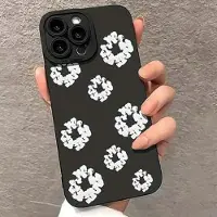 Mtp Products iPhone 15 Pro Max TPU-deksel med bomullskrans - svart