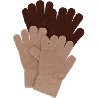 CeLaVi Hansker - Ull/Nylon - 2-pack - Skilpadde Shell/Beige - - 3-6 år (98-116) - Handsker