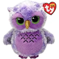 TY Kosedyr - Beanie Boos - 15 cm - Owlivia - - OneSize - Kosedyr