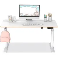 Ultradesk Pulsar, Rett, Rektangulær form, MDF, Stål, Spilling, Hvit