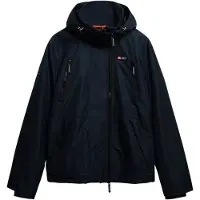 Superdry for man. M5012100A Hooded Mtn Windbreaker Jacket (L), Casual, Recycled Polister, Sustainable, Navy