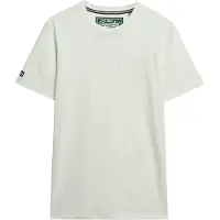 Superdry for man. M1012282A Athletic Emboss Relaxed off-white T-shirt (M), Casual, Cotton, Short sleeve