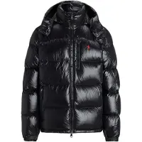 Ralph Lauren for man. 710968281001 Gorham shiny dark navy down jacket (XL), Casual, Sustainable, Recycled nylon