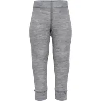 Hummel Mini Ull Rib Leggings Grey Melange (56 / 1-2 mnd)