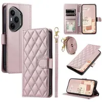 Mtp Products Honor 400 Pro Luksuriøst Vattert Lommeboketui - Roségull