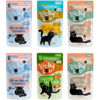 Lucky Lou Smaksblanding for voksne 6 x 125 g - Vill blanding