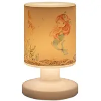 Elobra Oppladbar LED-bordlampe Mara havfrue, fargerik, 21 cm