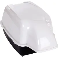 Ferplast kattetoalett Outdoor - Svart / hvit