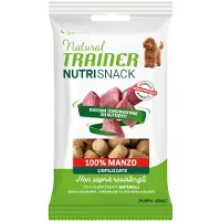NATURAL TRAINER Økonomipakke Nutri Snack Frysetørkede Biter Puppy & Adult 20 x 20 g - Storfekjøtt