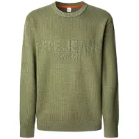 Pepe Jeans for man. PM7000016 Phineas jumper green (XL), Casual, Viscose