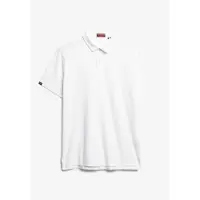 Superdry for man. M1110440A Essential knitted polo shirt white (XL), Casual, Cotton, Short sleeve