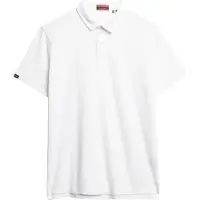 Superdry for man. M1110440A Essential knitted polo shirt white (XL), Casual, Cotton, Short sleeve