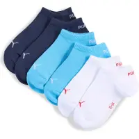 Puma Sneaker Socks Youth (3-pack), Clothing, Blue Combo, 39-42