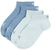 Puma Women's Sneaker Socks (2-Pack), Women, Blue Combo, 39/42