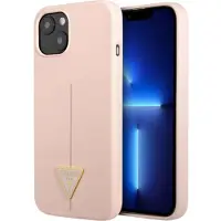 GUESS GUHCP13SSLTGP iPhone 13 mini 5,4" rosa/rosa hardcase Silikon Triangle