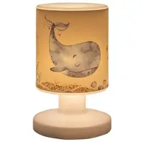 Elobra Oppladbar LED-bordlampe Paul Pottwal, hvit/blå, USB