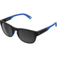POC Evolve Uranium Black Tranks/Fluo Blue Solbriller svart