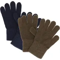CeLaVi Hansker - Ull/Nylon - 2-pack - Sea Turtle/Navy - - 1-2 år (80-92) - Handsker