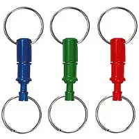 Basi 0006-0546, Nøkkelring, Assorterte farger, Aluminium, Rund, Unisex, 118 g