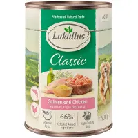 Lukullus Laks og kylling med hirse, timian og olivenolje - 6 x 400 g