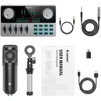 Donner Podcast Starter Kit Profesjonell Mikrofon