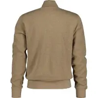 Gant for man. 2068028 Sacker Rib half-zip sweatshirt brown (M), Casual, Cotton, Long sleeve
